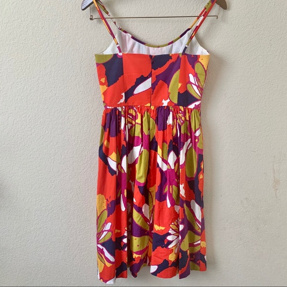 Trina Turk Multi Color Dress Sz-0 - Picture 4 of 7